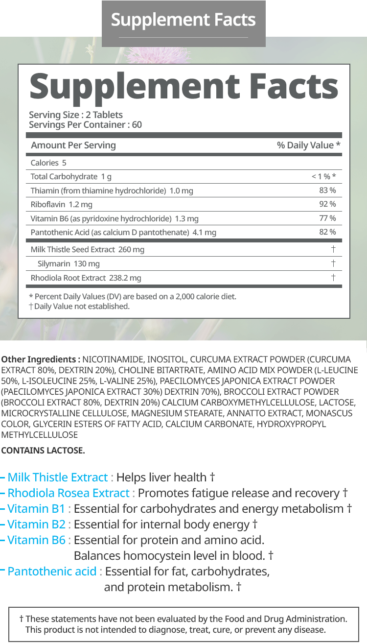 Atomy Rhodiola Milk Thistle