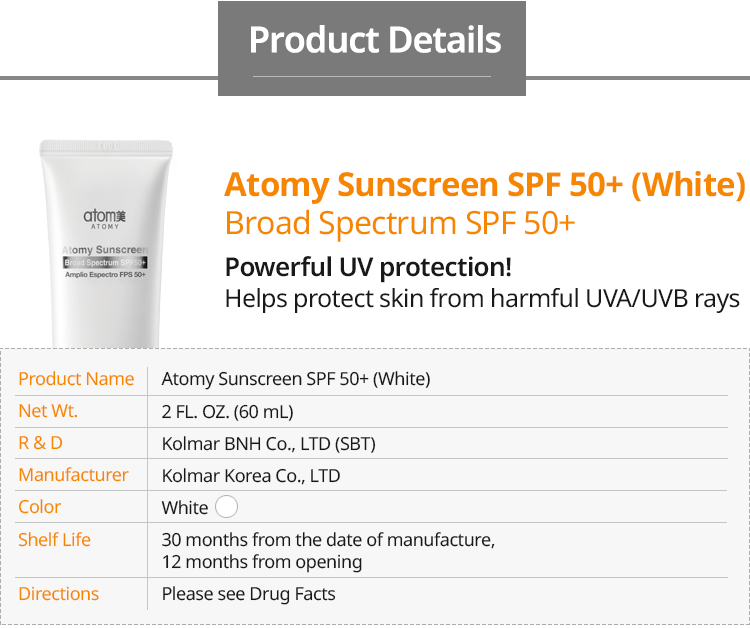 Atomy Sunscreen SPF 50++